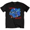 Beastie Boys -Hello Nasty with Back Print - Black T-shirt