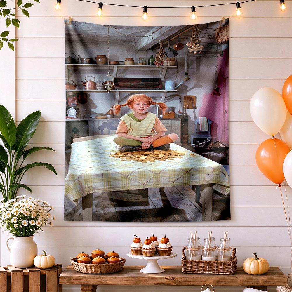 Pippi Handwoven Tapestry Psychedelic Art Perfect For Reading Corner Bedroom Dorm Wall Yearround Exotic Pattern Gift For New Home