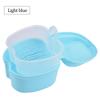 Dental Denture Box Retainer Braces Storage Box Invisible Teeth Denture Cleaning Tooth Storage Portable Belt Case