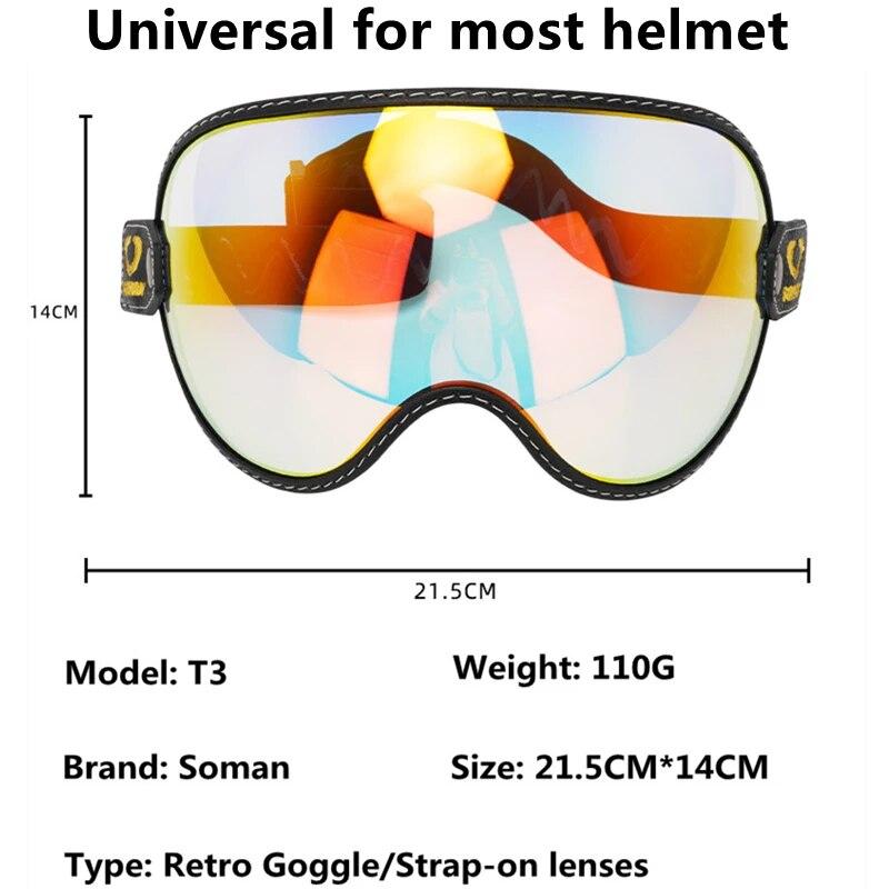 Retro Motorcycle Goggles Bubble Visor Outside Riding UV Protection Windshield Colorful Vintage for Half Face Helmets