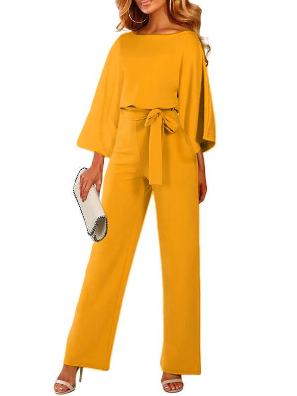Tuta da Donna con Maniche a Pipistrello e Allacciatura - Moda Autunno/Inverno 2019