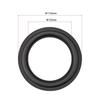uxcell Rubber Edge, Outer Diameter 110mm, Black, Rubber Surround Ring Replacement for Speaker Repair DIY, Pack of 4