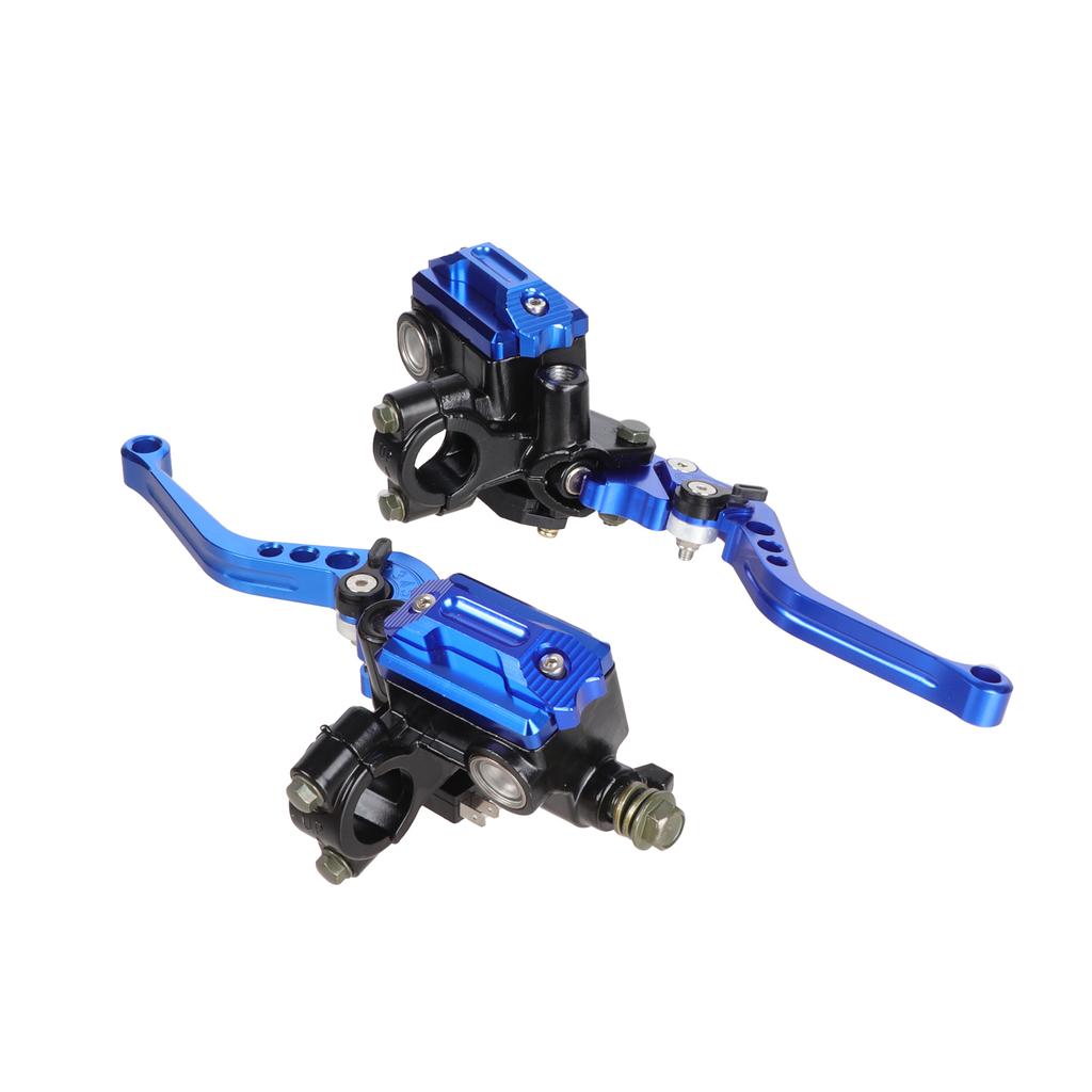 7/8" 22mm CNC Aluminum Motorcycle Handlebar Control Levers Clutch Master Cylinder Pump for Yamaha Kawasaki Suzuki Motorbike