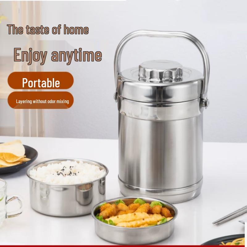 Zebian Ανοξείδωτο Θερμός Φαγητού με Κενού