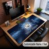 Large Mouse Pad Manchester City Print Custom Name Text Desk Mat for Office Gaming