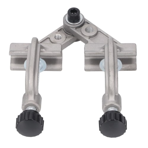 10-180 Rotating Double Handle Pipe Welding Clamp, 5 x 1.6 x 3.8cm, Aluminum Alloy Die-Cast, Swing Jaw Design, for Woodworking, Crafts, Welding, Cabin