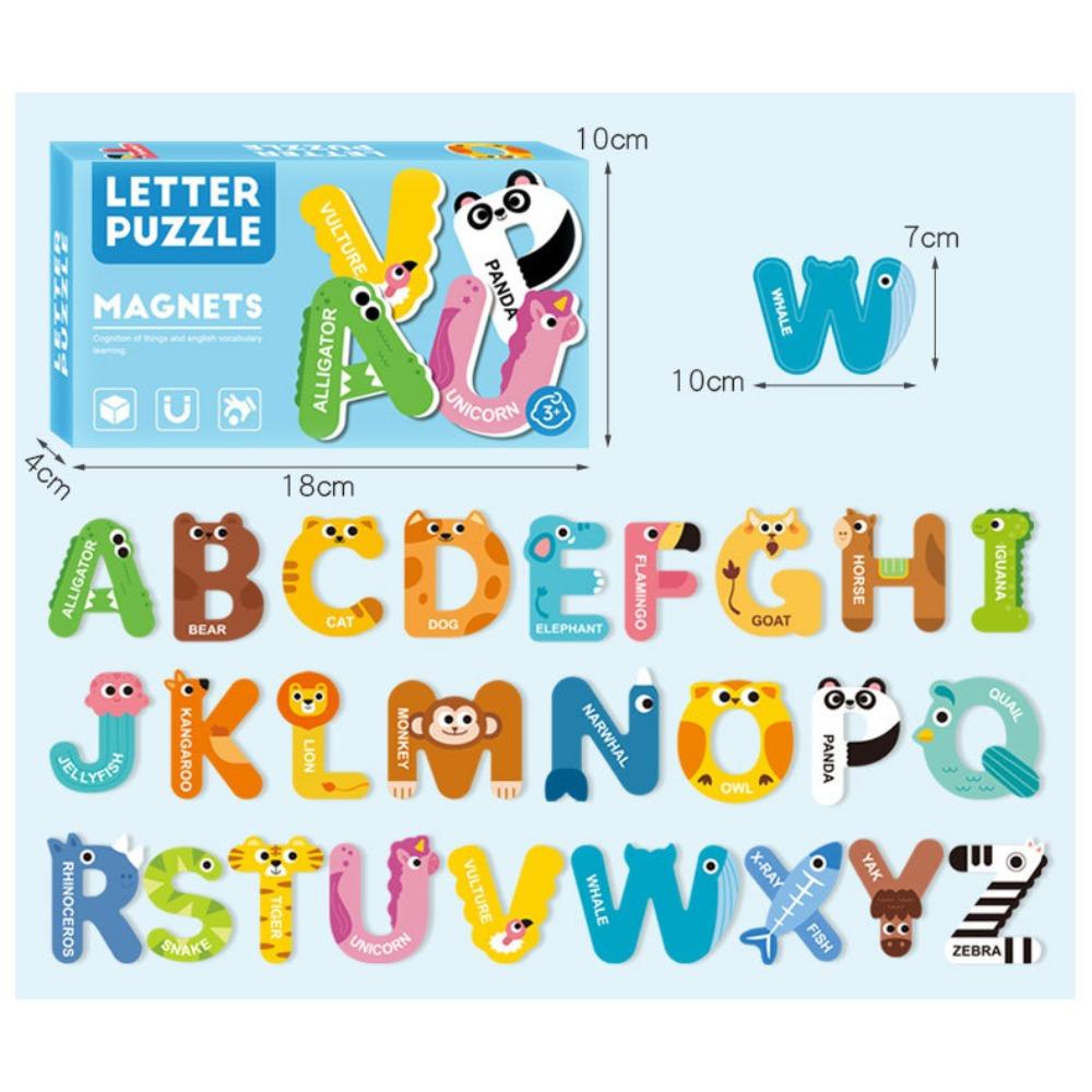 Montessori Fridge Magnets Matching Puzzle Animal Magnets Early Education