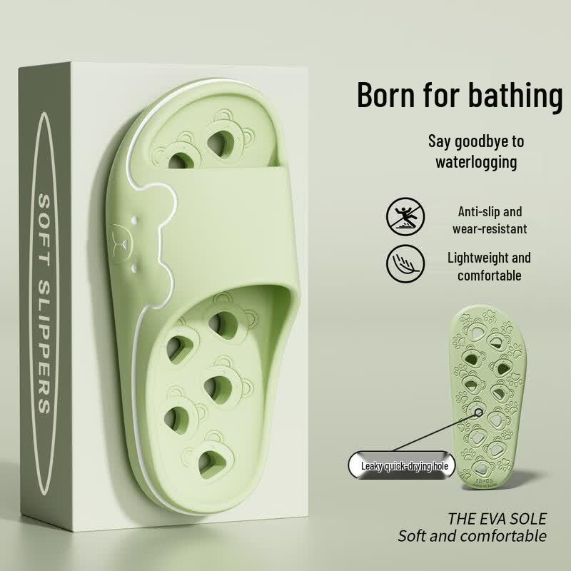 Grace Unisex Hollow-out Anti-slip Bathroom Slippers