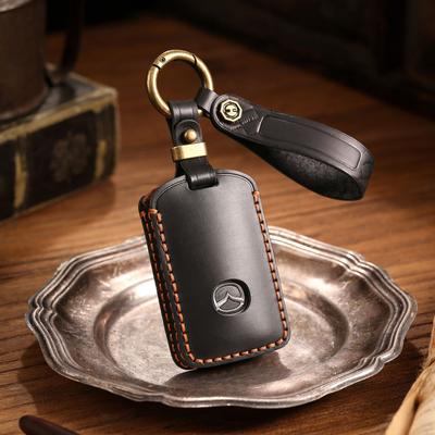 Convient pour Étui de Clé Mazda 3 Onxella CX4 Nouvelle Coque Artez Voiture Cuir Premium Sac à Clés Hommes