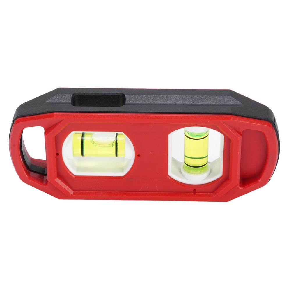 Magnetic Bubble Level 11cm Length 1mm Accuracy Horizontal Vertical Bubble Leveling Tool for Home