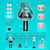 Original Hatsune Miku Q version 17th Miracle Edition Miku Singer Action Figure Joint Mobility Assembly Toy Doll Gift