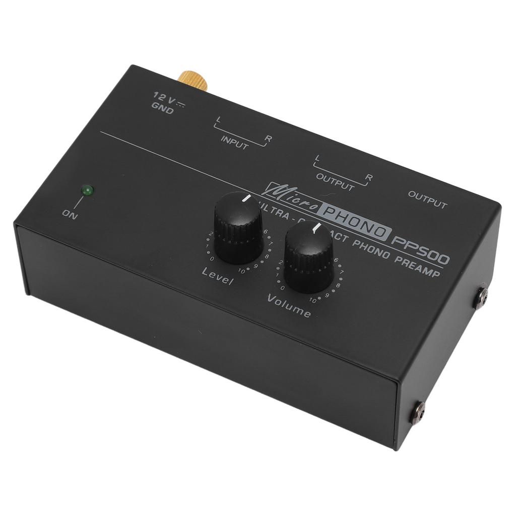 Phono Turntable Preamp   Low Noise Independent Volume Control Phonograph Preamplifier for Record Player