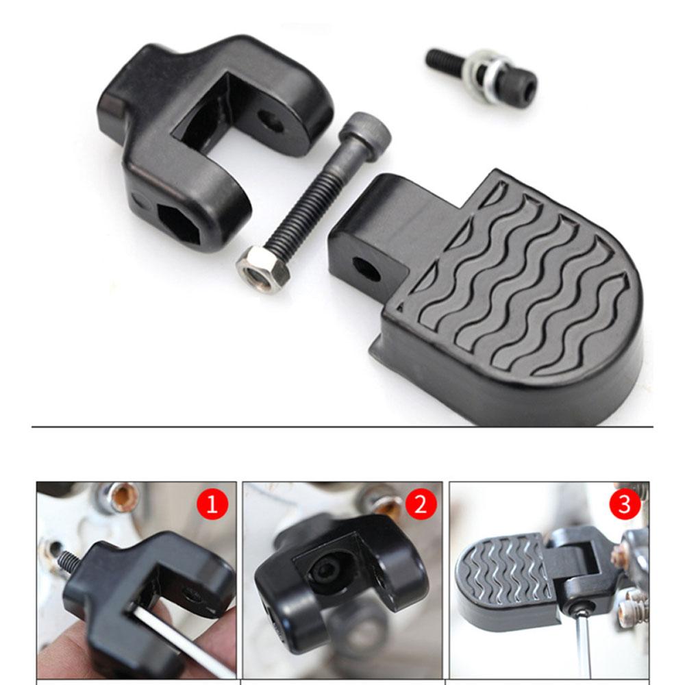 Bike Cycling Front Rear Axle Bike Backseat Pedals Footrest Lever Bicycle Accessories Bicycle Parts
