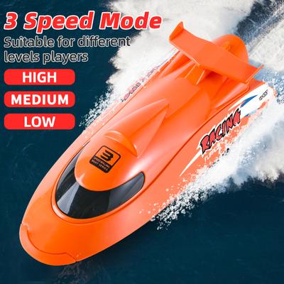 Flytec V009 bateaux télécommandés 2.4G 30 km/h entraînement à Turbine bateau RC 3 vitesses réglables sur