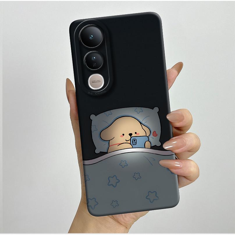 For Vivo V50 Lite 5G Phone Case Aesthetic Luxury Soft Silicone Shockproof Camera Lens Protective Back Covers Anti Slip Fundas