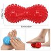 Deep Point Massage Peanut Spiky Ball Muscle Relaxation Hedgehog Massage Ball  Sports Fitness