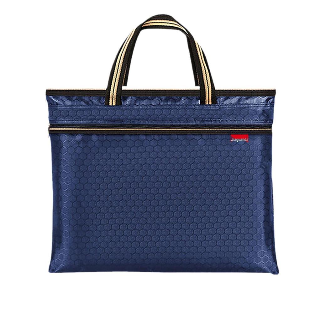 Laptop- & Dokumententasche mit großer Kapazität aus Oxford-Gewebe - Doppellagige Business-Aktentasche