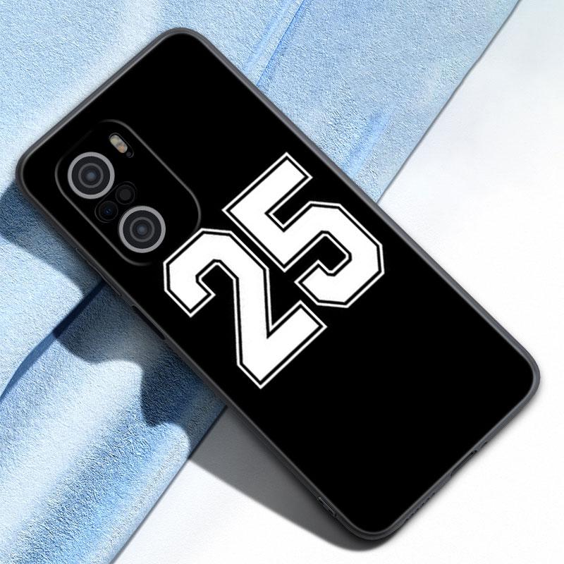 

Чехол для телефона с счастливым номером для Xiaomi Mi Redmi POCO X3 NFC GT F3 M3 10T 11T 7 7A K20 K40 Pro 11i A2 11 Lite CiVi, черный чехол Xiaomi POCO X3 NFC