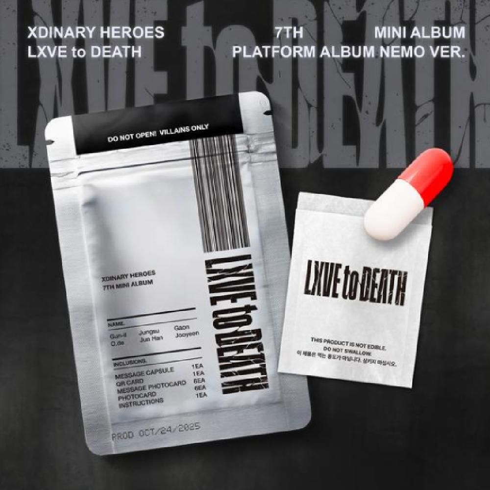 Pre-order Xdinary Heroes 7th Mini Album LXVE To Death Platform Album Nemo Ver.