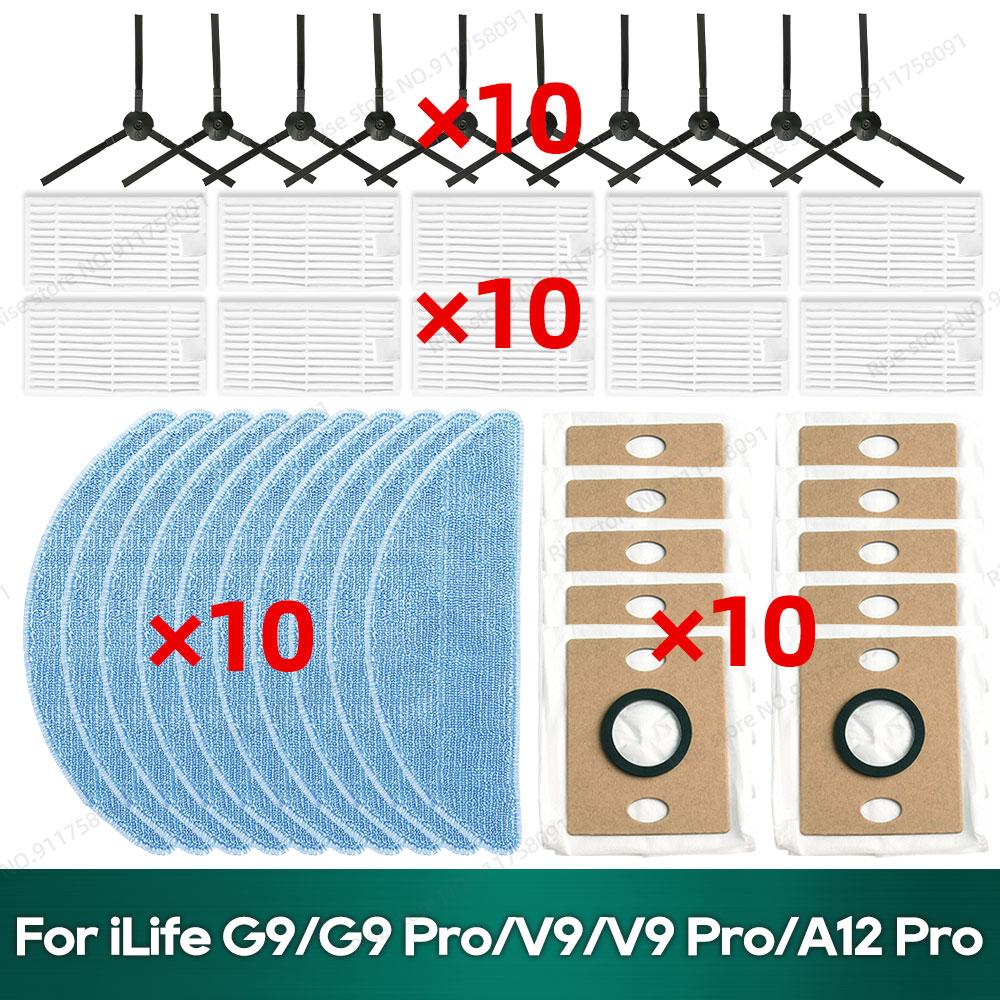 Compatible for iLife G9 / G9 Pro / V9 / V9 Pro / A12 Pro Accessories Do Not Buy Filters They Are Smaller