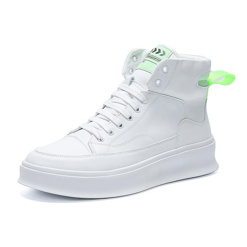 Men's shoes high-top casual white versatile men's shoes fashion trend shoes European goods tide Wenzhou live broadcast