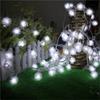 LEDs Snow Pompon Fairy Dandelion String Lights For Festival Christmas Party Wedding Garden Decoration DIY Lighting