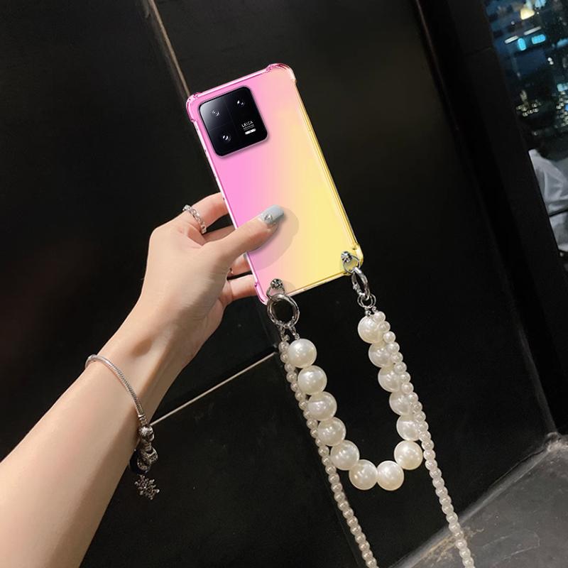 Чехол-цепочка с жемчужным браслетом для Xiaomi MI 13T — фото 14