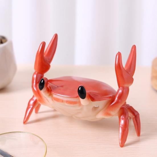 Phone Stand Compact Size Crab Design Mobile Phone Holder Pen Storage Desk Organizer Desktop Supplies Holder Office Decoration