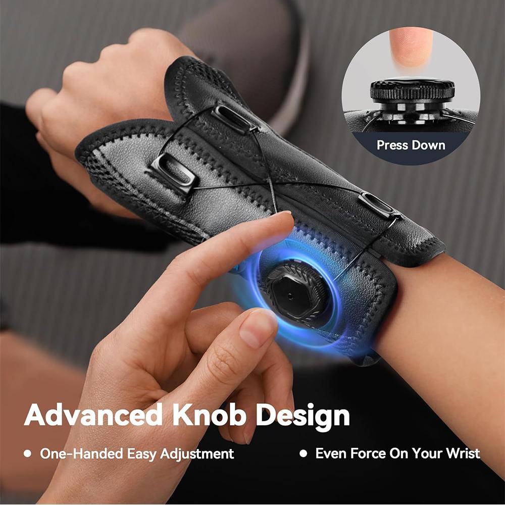 

New Wrist Brace for Carpal Tunnel Adjustable Knob Hand Brace Fits Right Hand