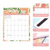 Magnetic Wall Calendar Floral Design 2026 Monthly Overview Planner Thick Paper Ample Writing Space Calendar Home Office School Kitchen Decor