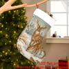 Christmas Decoration Fireplace Hanging Stocking 1pc Lovely Elk (5) Pattern Christmas Gift Socks, Christmas Dec