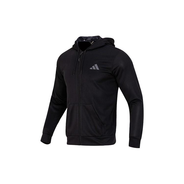 adidas Train Essentials Seasonal Training Full-Zip Jacket Black Men s IB8137 M