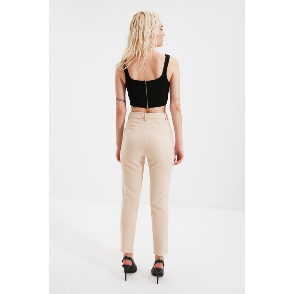 Black Basic Woven Trousers Twoss19st0038