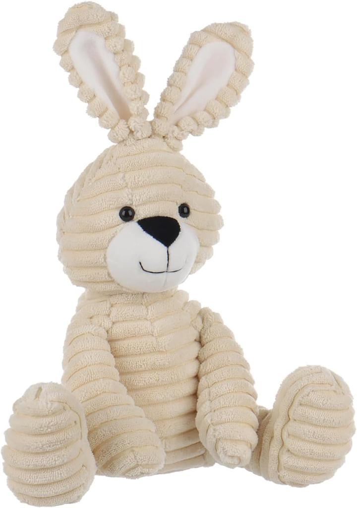 Apricot Lamb Cream Corduroy Bunny Plush Toy for Soft and Fluffy Cream Corduroy Bunny for Girls and 23cm Kids, Cute, Boys,