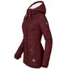 Winter Women Warm Parkas Hooded Thick Plush Coats Female Mid-Long Cotton Jacket Warm Coat Outwear