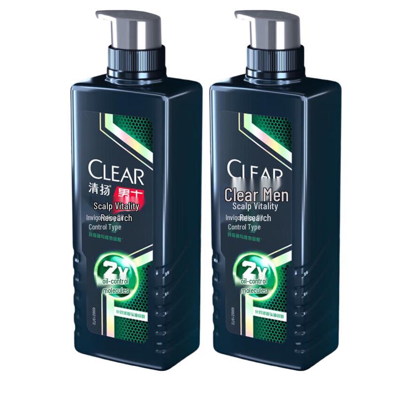 

Clear Men Scalp Invigorating Anti-Dandruff Oil Control Shampoo Twin Pack