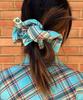 Heretic Check Scrunchie / Mint