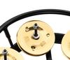 MEINL Percussion Profesionální série Hi-hat Tamburína Masivní mosaz THH1B-BK []
