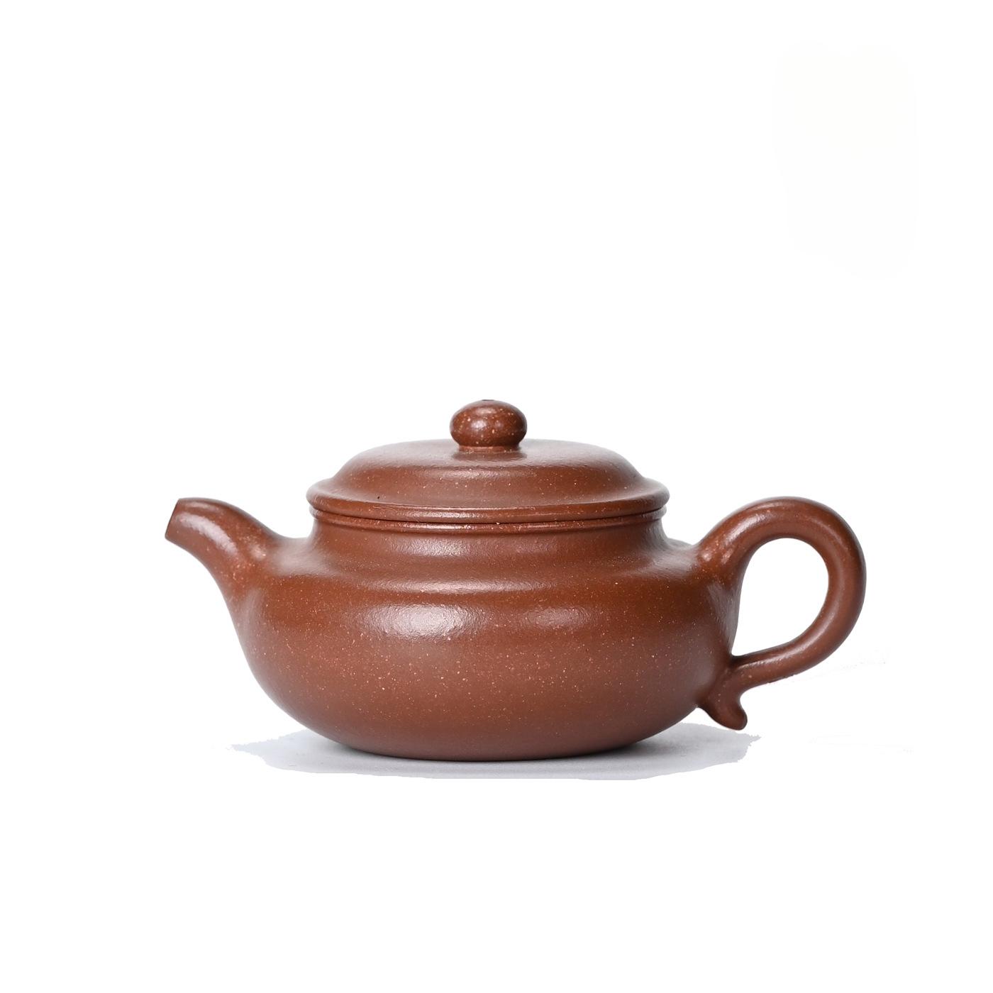 

140ml Elegant Yixing Purple Clay Teapots Handmade Antique Pot Raw Ore Red Downhill Mud Kettle Zisha Tea Set Decoration Gifts