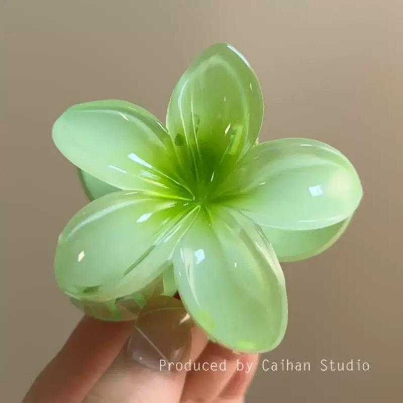 Retro Flower Clips High-end Shark Clips Half-tied Hair Clips Frellia Hair Clips Ponytail Clips