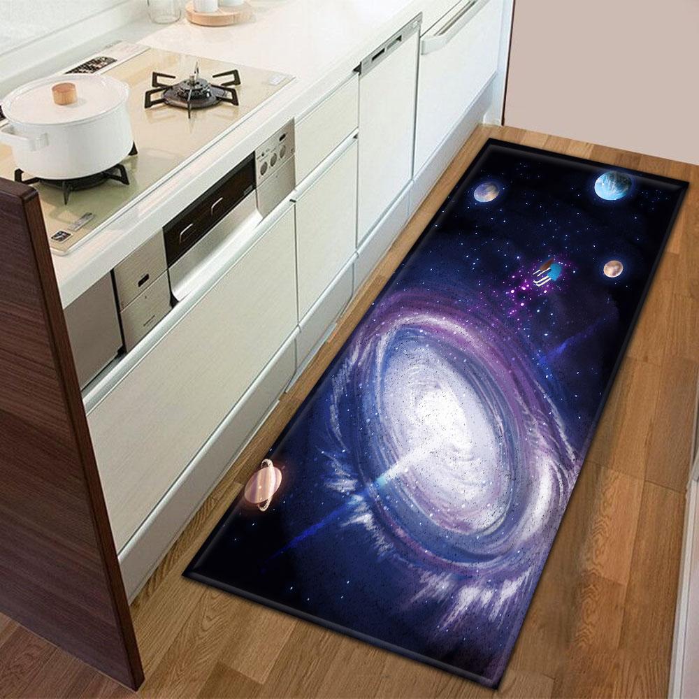 Kitchen Door Mat Bedroom Carpet Non-slip Floor Balcony Corridor Long Carpet Bedside Living Room Floor Mat