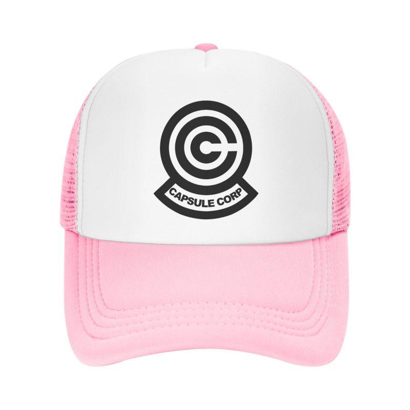 Capsule Corp Mesh Baseball Cap Unisex HipHop Snapback Caps Summer Breathable Sun Visor Hat Anime DBZ Trucker Adjustable Hats