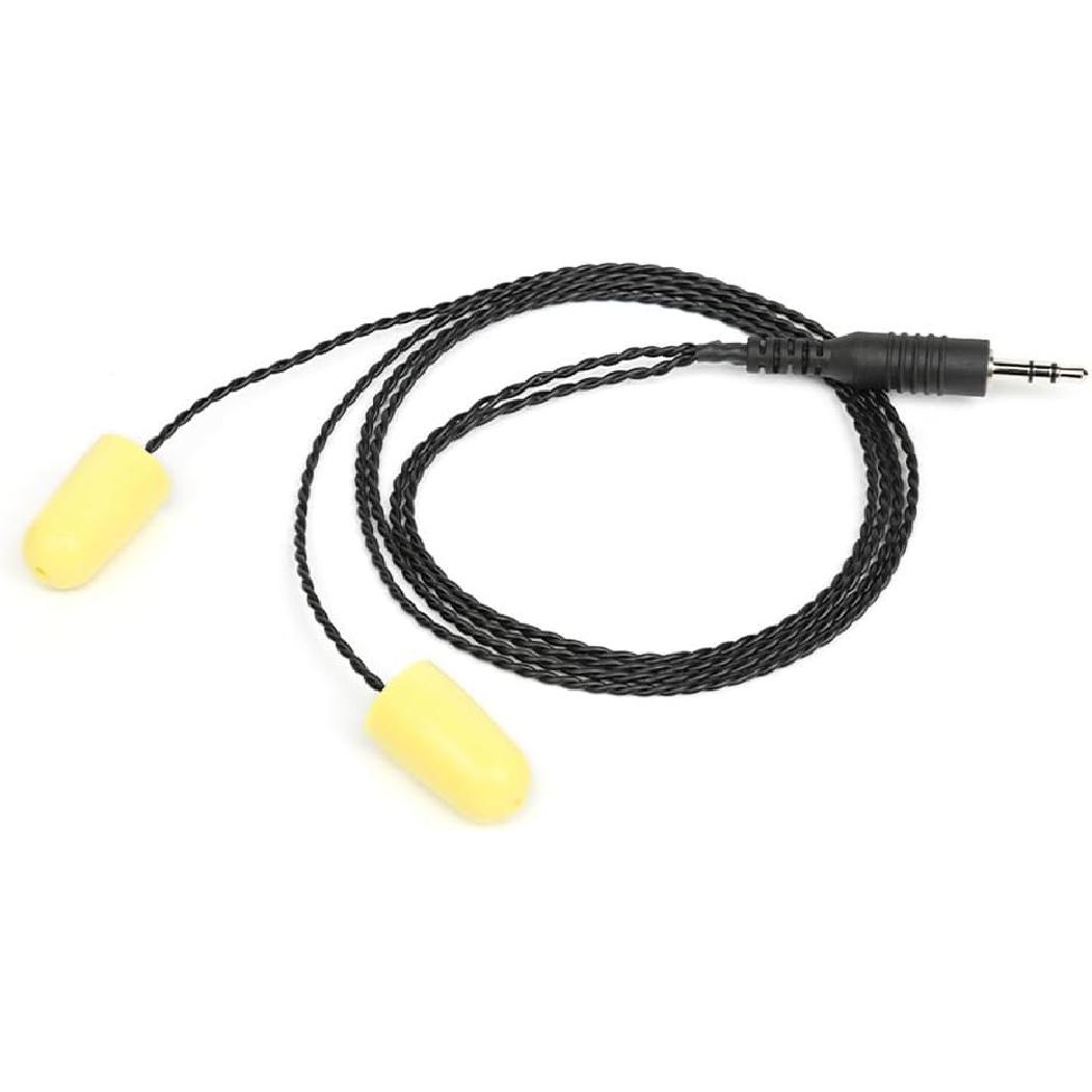 Racing Radio Earbuds, 1/8  Plug Alpha Foam Stereo Earbud Speaker for Hearing Protection Noise Reduction