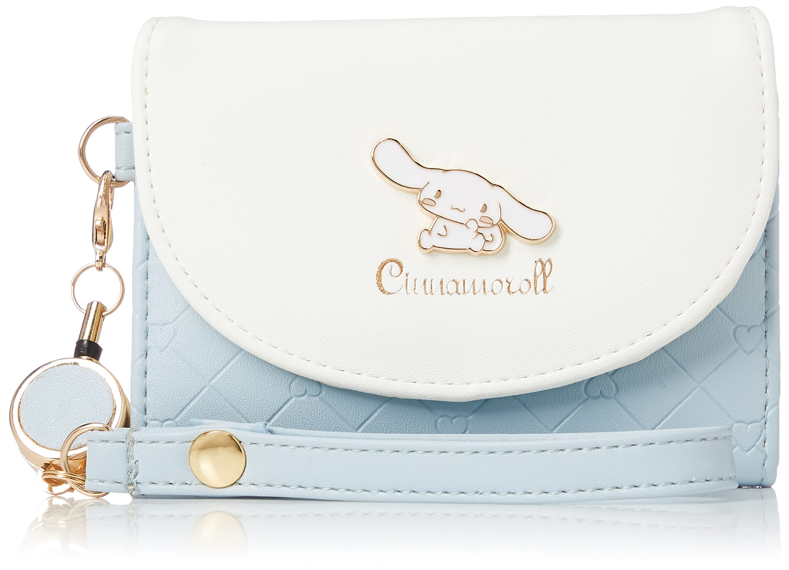 

ardie Cinnamoroll Pass Case with Reel and Photo Holder, Sanrio, CN7-10, White