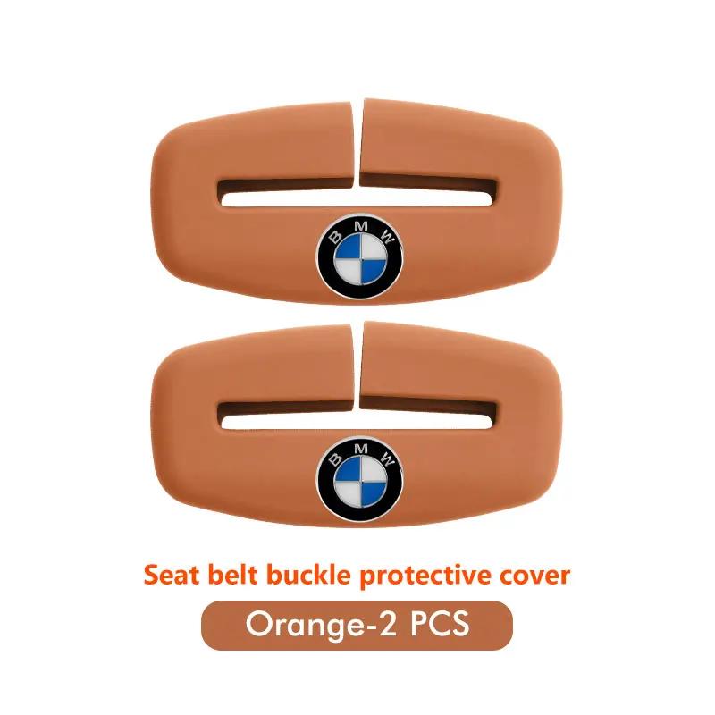 

2025 Hot Car Safety Belt Buckle Holder Anti-Collision Scratch Fixed Cover For BMW X3 X5 M5 M3 E46 E90 E60 F10 E39 F30 E36 G30 E8