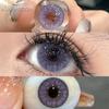 Eyeshare 1 Paar neue ALPS Kontaktlinsen für die Augen Farblinsen Schwarz Blau Pupillen Kontaktlinsen 14,5 mm