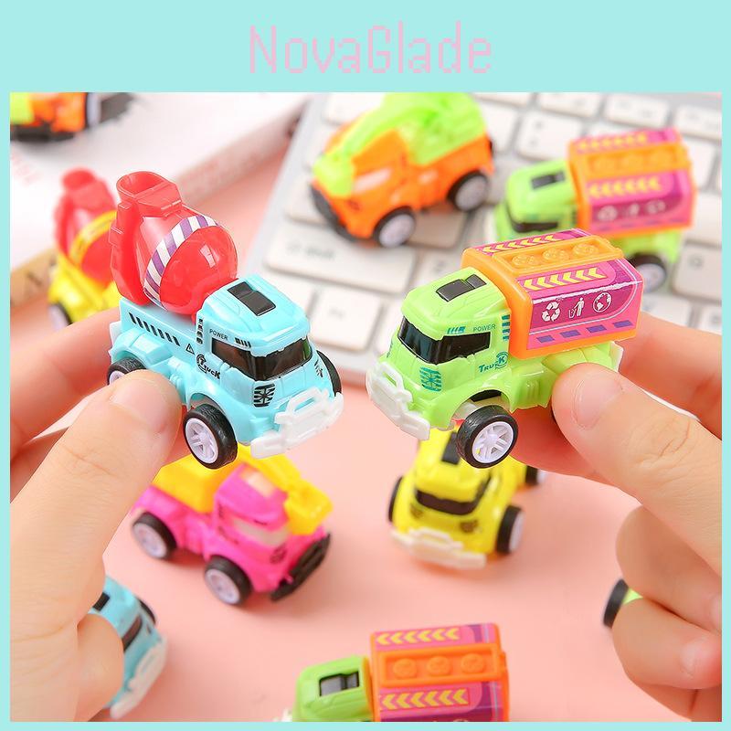 Simulation Mini Inertia Color Engineering Vehicle Children Toy For Early Development
