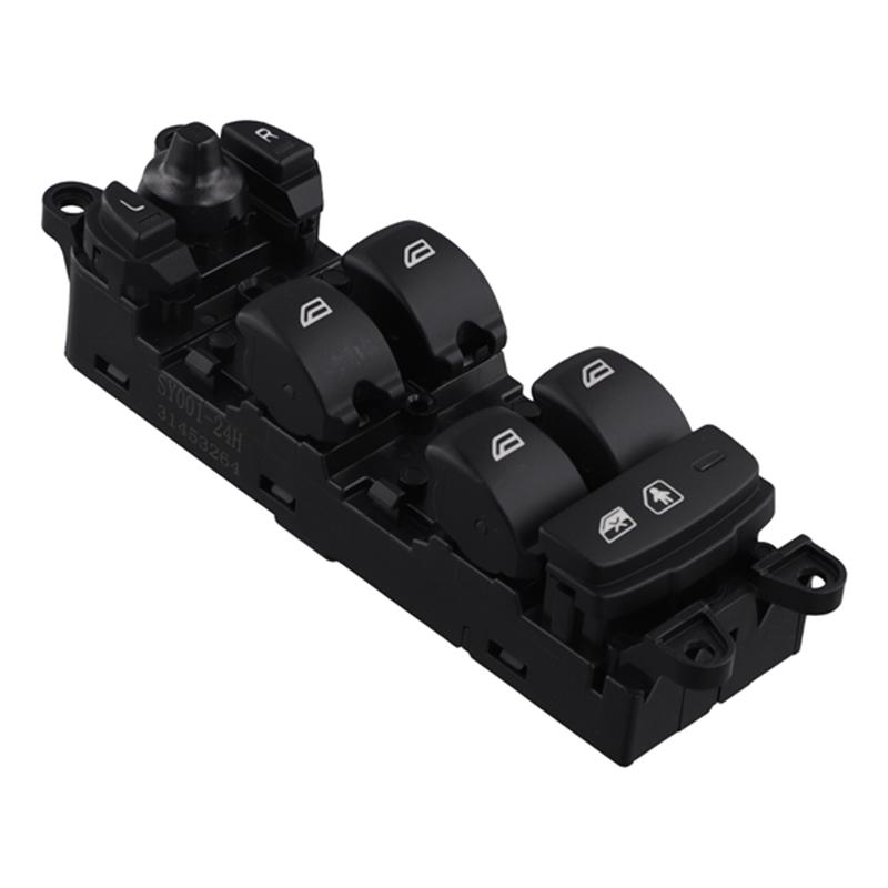 A65P-Car Window Control Switch 31453264 Left Front Lift Switch With Child Lock Black Fit For Volvo