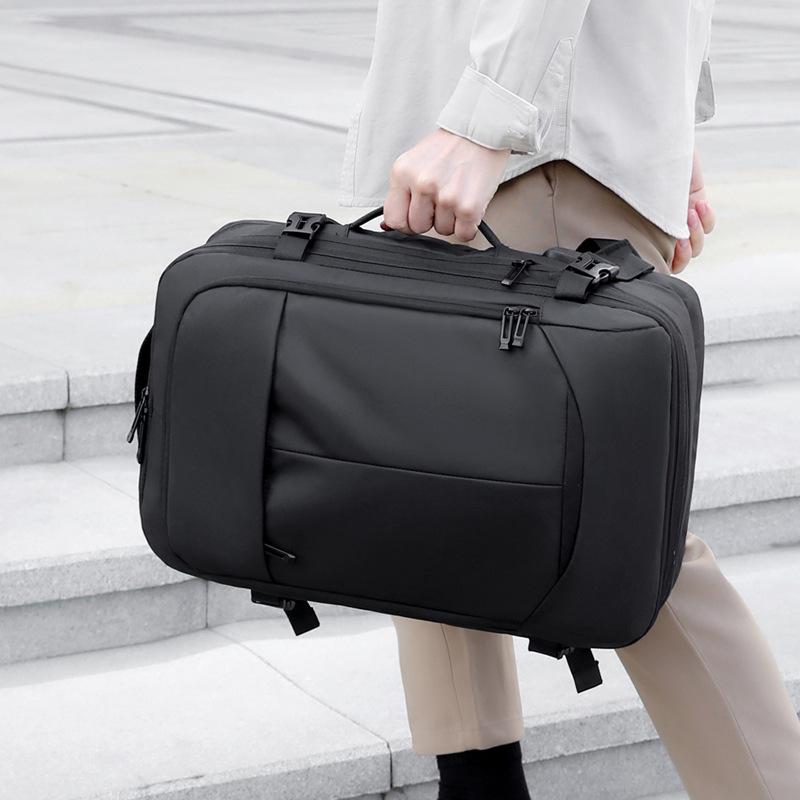 Men's Waterproof Business Backpack with Large Storage for Commuting, Travel, and Laptop.