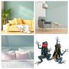 2Pcs Iron Frogs Wall Hanging Decor Creative Iron Art Decoration Home Supplies Table Ornament Desktop Decor Table Ornament